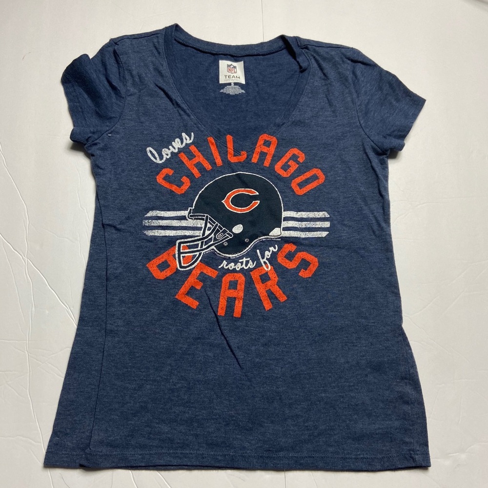 NFL Chicago Bears blue and orange shirt S